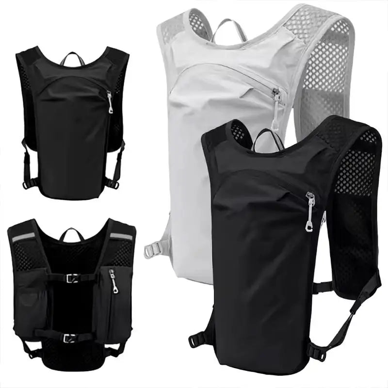 Lightweight Running Vest with Water Bottle Pocket — 5L